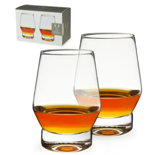Raye Weighted Crystal Whiskey Glasses Viski®