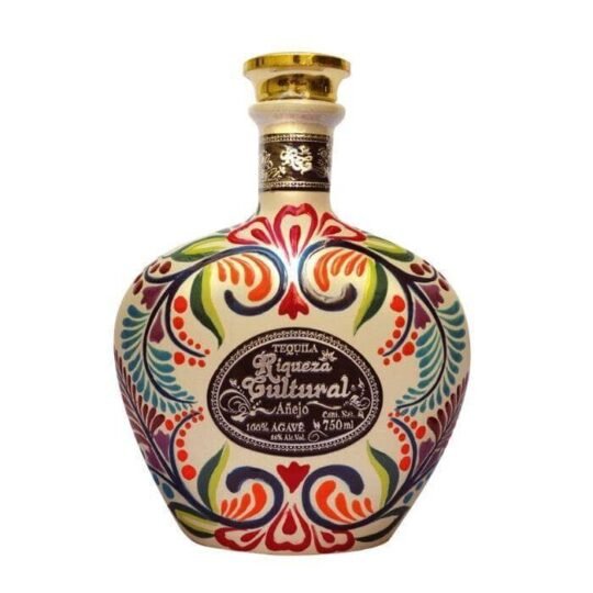 Riqueza Cultural C.asica Cerámica Anejo Tequila 750mL
