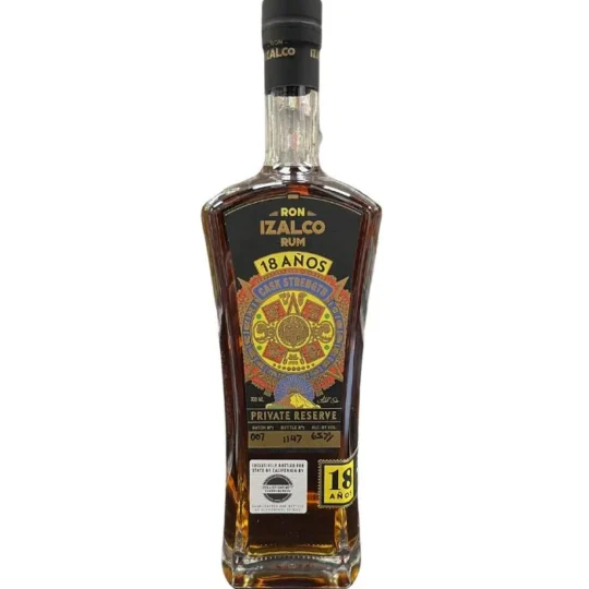 Ron Izalco Cask Strength Private Reserve 18 Year Old Rum 700mL