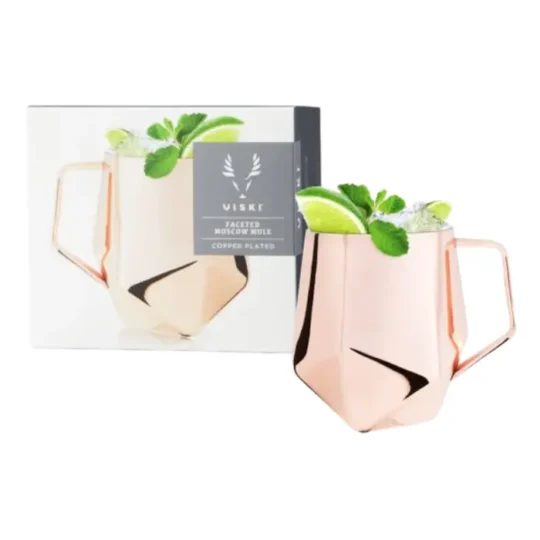 Seneca Faceted Moscow Mule Mug in Copper Viski®