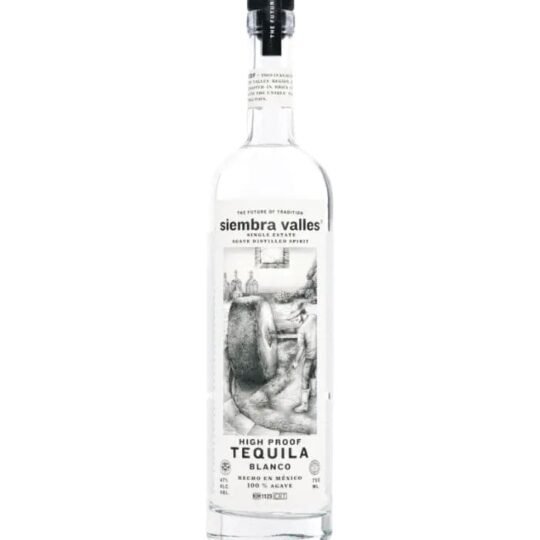 Siembra Valles High Proof Tequila Blanco Tahona 750mL