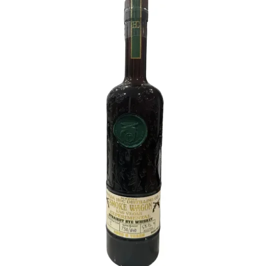Smoke Wagon Aged 9 Years Experimental Straight Rye Whiskey Barrel Char E 750mL