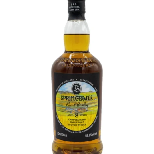 Springbank Local Barley 8 Year Single Malt Scotch Whisky 2025 Release