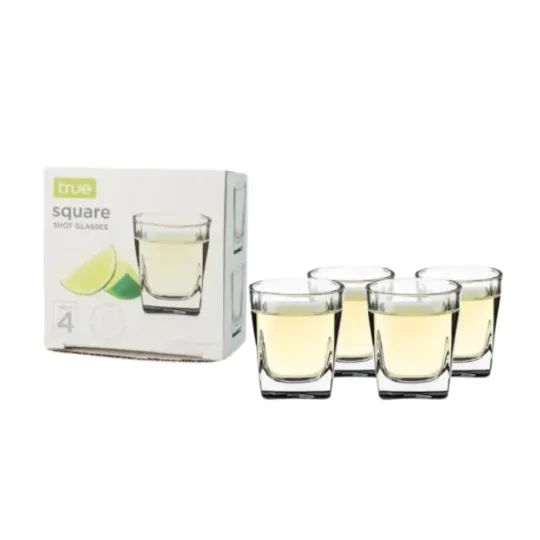 Square Shot Glasses Set of 4 by True