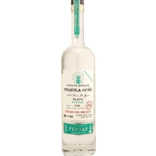 Tequila Ocho Single Estate 2023 Plata Puntas Tequila 750mL
