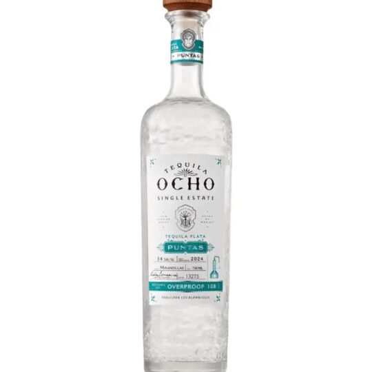 Tequila Ocho Single Estate 2024 Plata Puntas Tequila 750mL