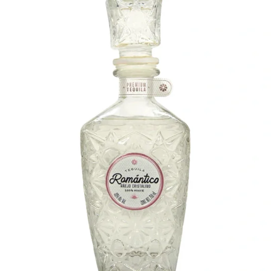 Tequila Romántico Añejo Cristalino 750mL