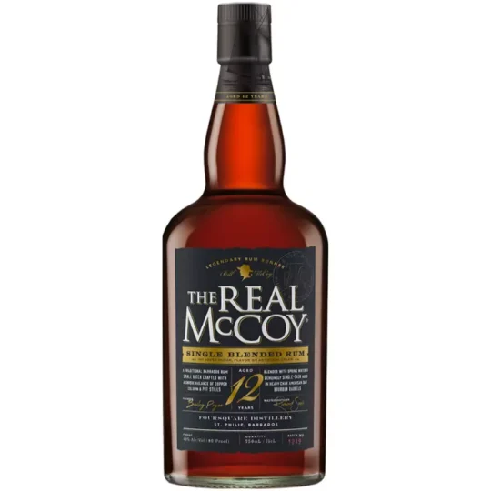 The Real McCoy 12 Year Aged Single Blended Rum 750mL