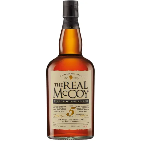 The Real McCoy 5 Year Aged Single Blended Rum 750mL
