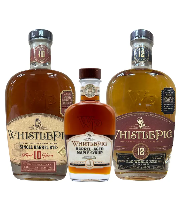 WhistlePig Rye Whiskey Bundle – Private Select Single Barrel (10 Year & 12 Year Set)