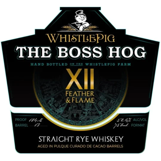 WhistlePig Boss Hog XII 'Feather & Flame' Straight Rye Whiskey