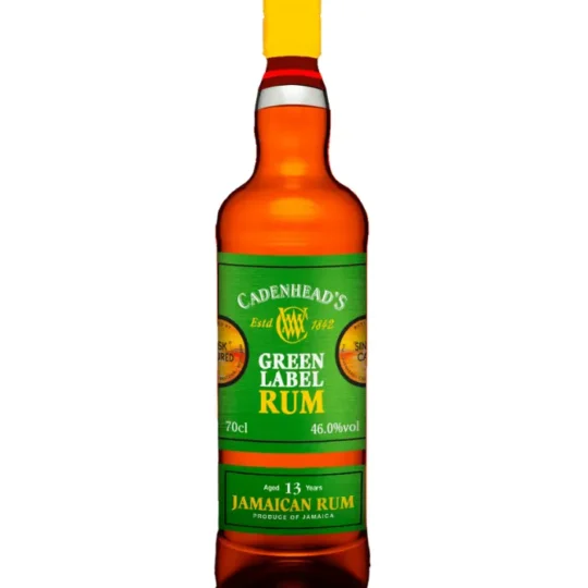 WM Cadenhead's Green Label 13 Year Jamaican Rum 700mL