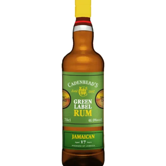 WM Cadenhead's Green Label 17 Year Jamaican Rum 750mL