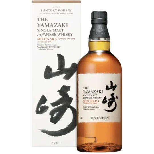 Yamazaki Mizunara 2022 Edition Japanese Single Malt Whisky 700mL