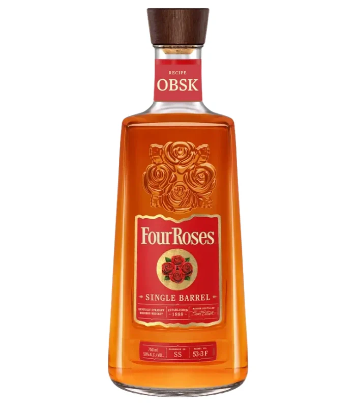 Four Roses OBSK Single Barrel Bourbon – 750mL | 100 Proof Kentucky Straight Bourbon