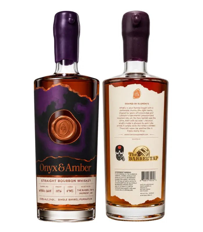 Onyx & Amber 8 Year Willet Single Barrel Bourbon Barrel Ora & Indpndnt Joe Select 119.6 Proof