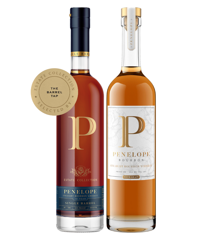 Penelope Estate Collection 10 Year Single Barrel Bourbon "Barrel Ora Liquors" Private Select 116.8 Proof Bundle