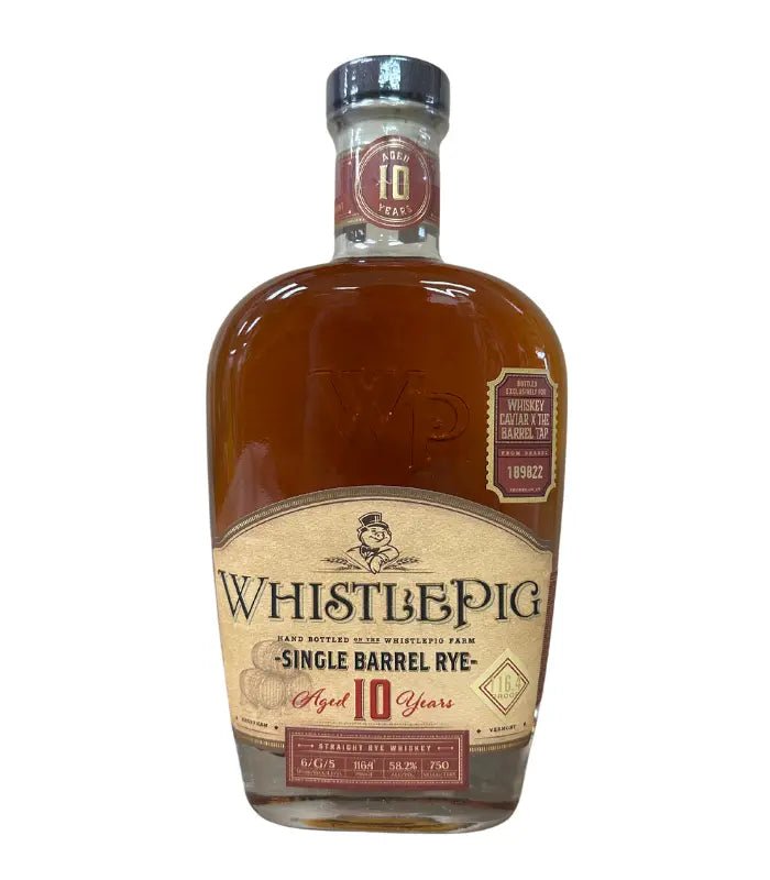 WhistlePig 10 Year Old "Pork Fiction" Single Barrel Rye Whiskey 750mL